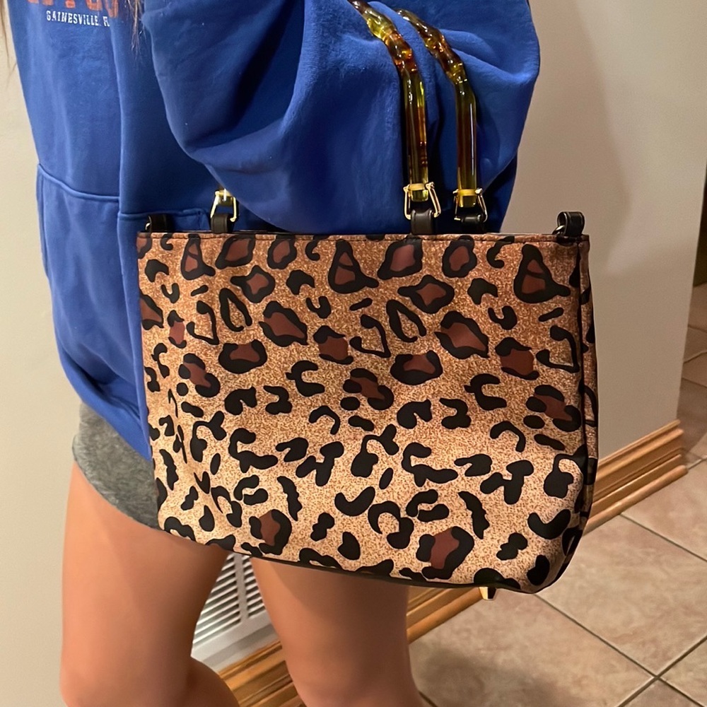 Leopard print bag/purse